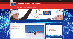 Desktop Screenshot of clubdessportslessaisies.com