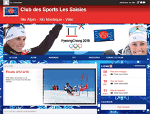 Tablet Screenshot of clubdessportslessaisies.com